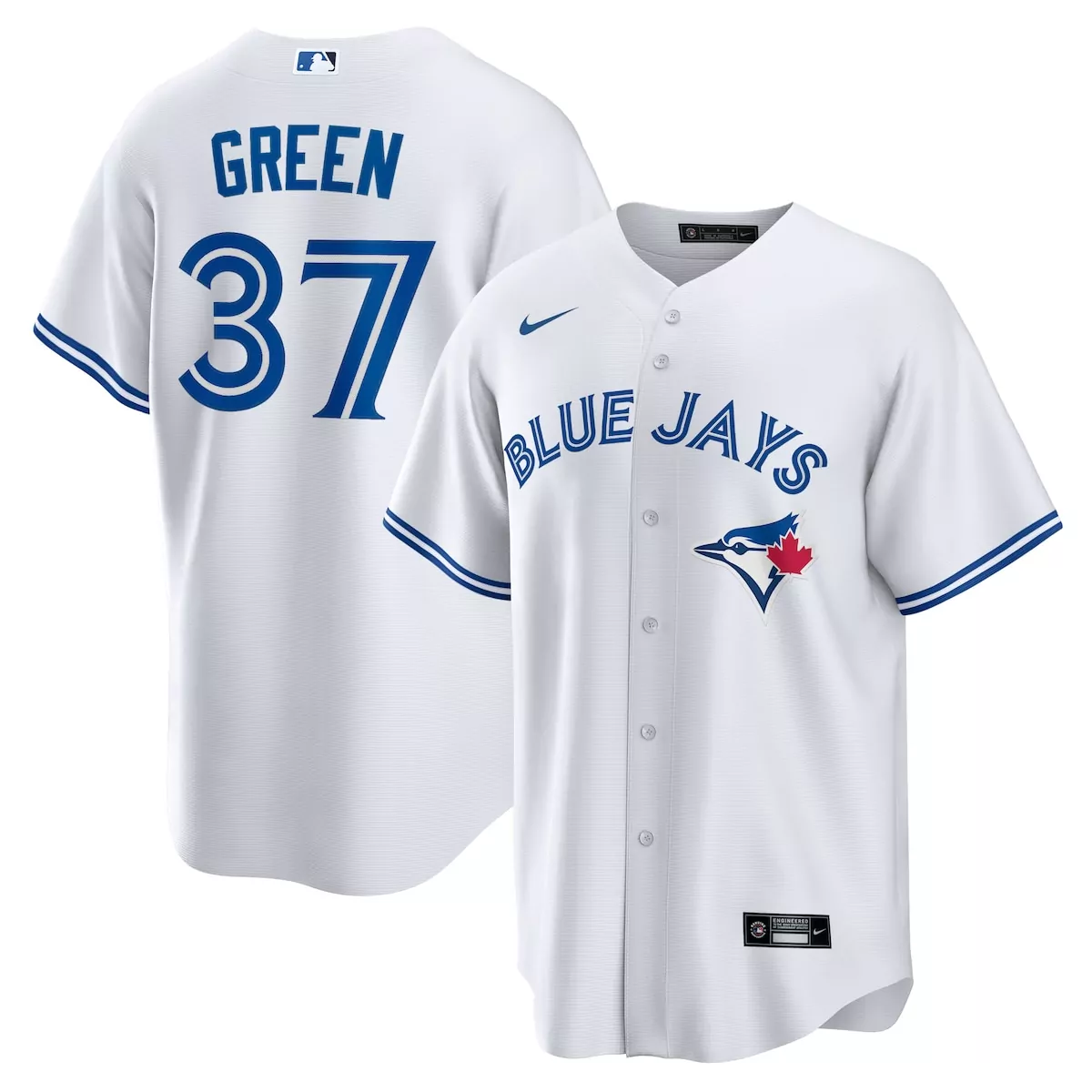Chad Green Toronto Blue Jays White Home Jersey | Stitched Fan Gear | Perfect Gift Idea for Men, Women & Youth