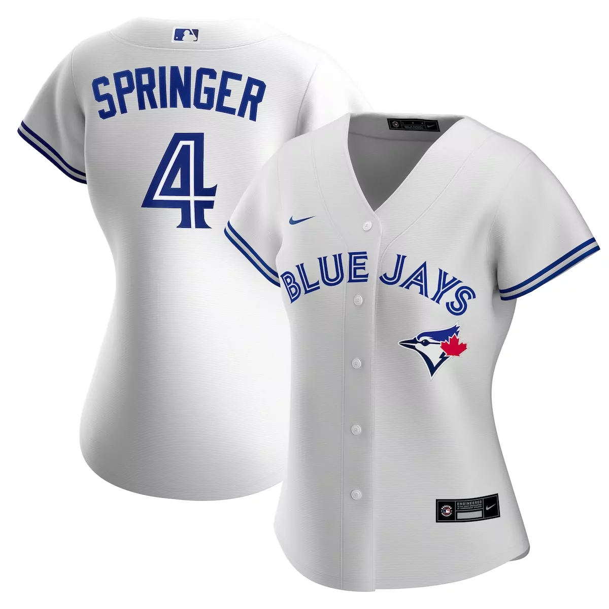 George Springer Toronto Blue Jays White Home Jersey | Classic Fan Gear for Men, Women & Youth