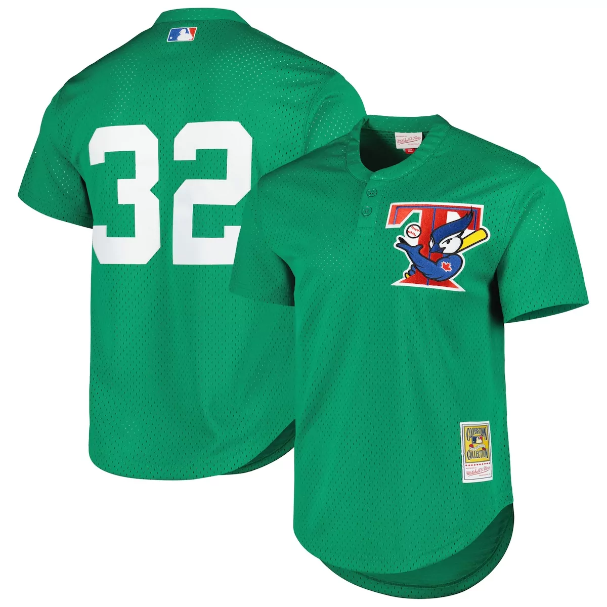 Toronto Blue Jays Green Cooperstown Collection Mesh Batting Practice Jersey | Stylish Fan Gear for Men, Women & Youth