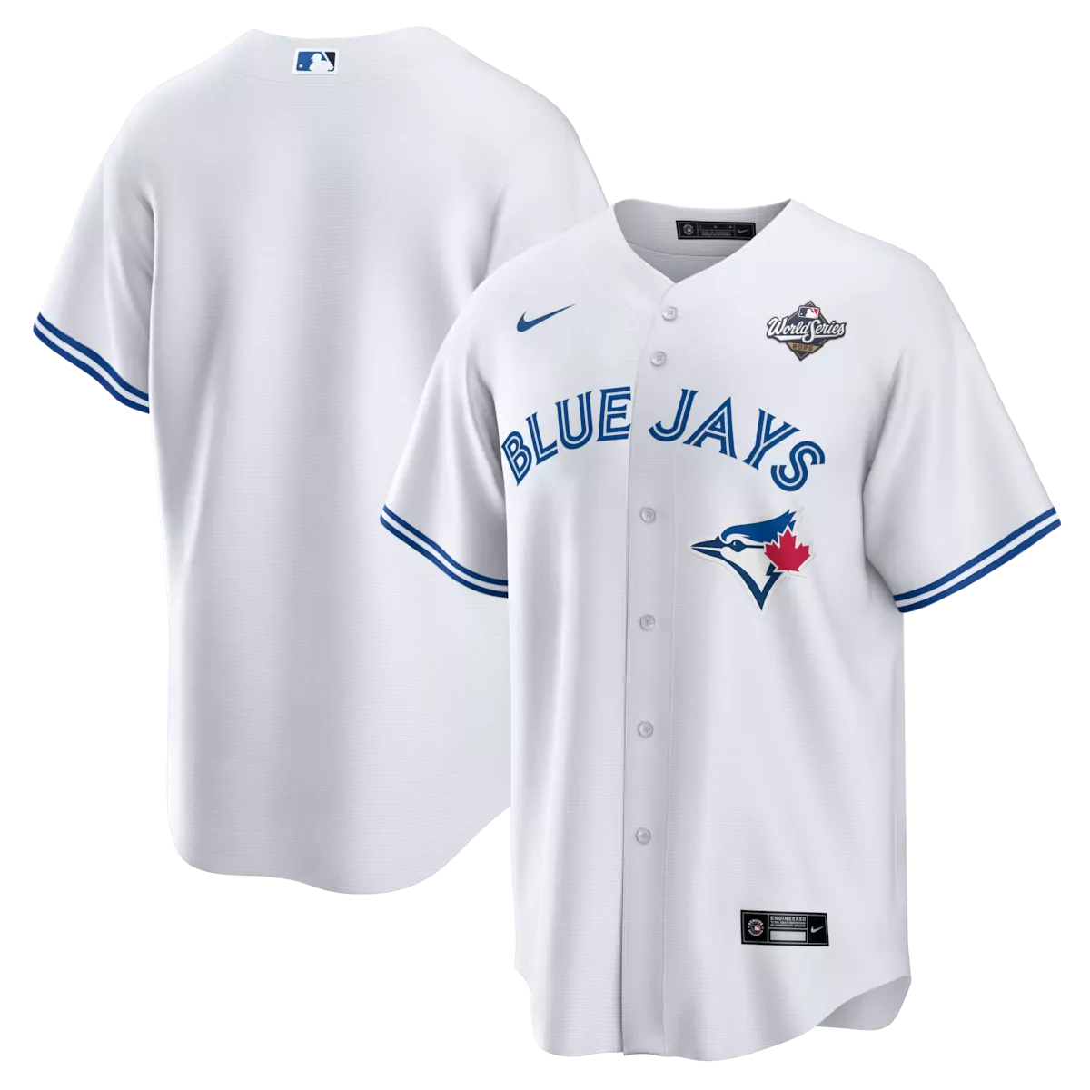 Toronto Blue Jays 2025 World Series Home Big & Tall Jersey | White | Comfortable Fan Gear | For Men, Women & Youth