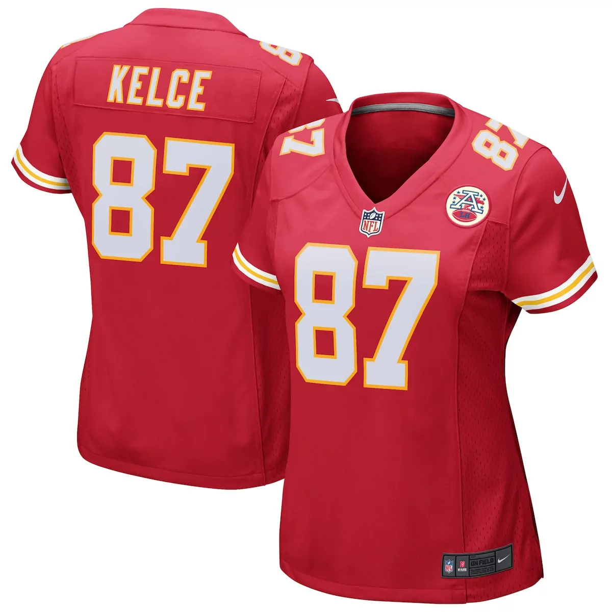Travis Kelce Kansas City Chiefs Game Jersey | Classic Red | Essential Fan Gear | For Men, Women & Youth