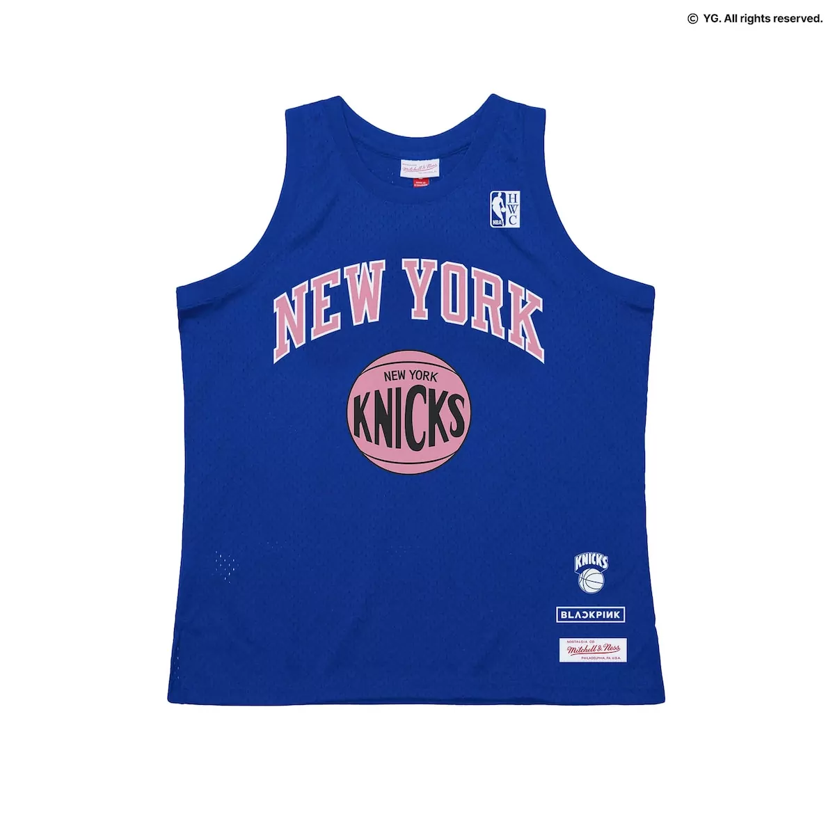 Blackpink New York Knicks Hardwood Classics Jersey | Limited Edition Blue Style | Fan Gear for Game Day | For Men, Women & Youth