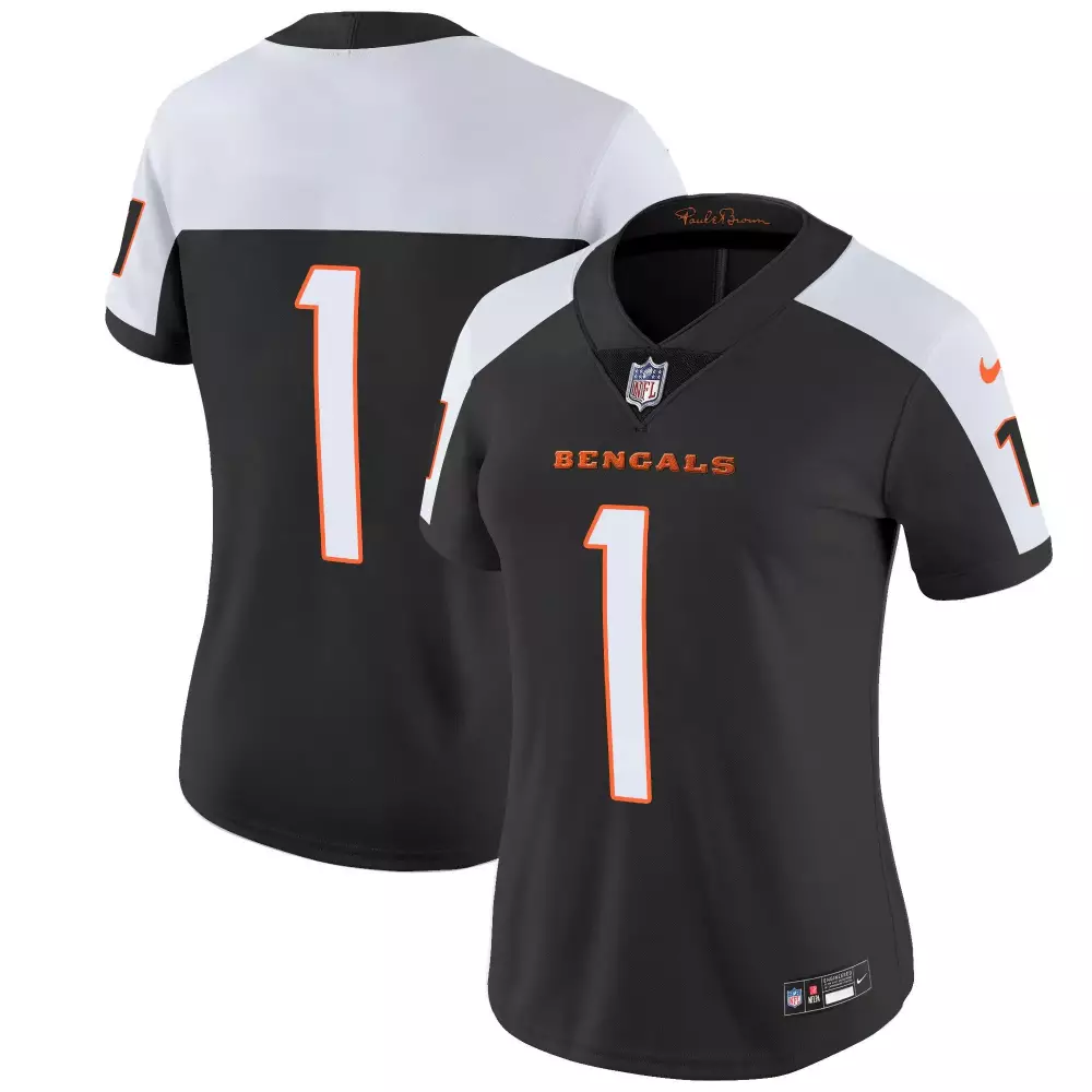 Cincinnati Bengals Women's 1 Team Alternate Vapor Limited Jersey | All Stitched | Fan Gear for Men, Women & Youth