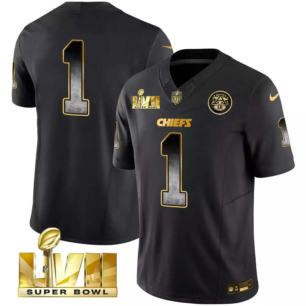 Your Name 00 Kansas City Chiefs 2023 Men's Vapor Jersey | Black NKH Edition | All Stitched | For Men, Women & Youth