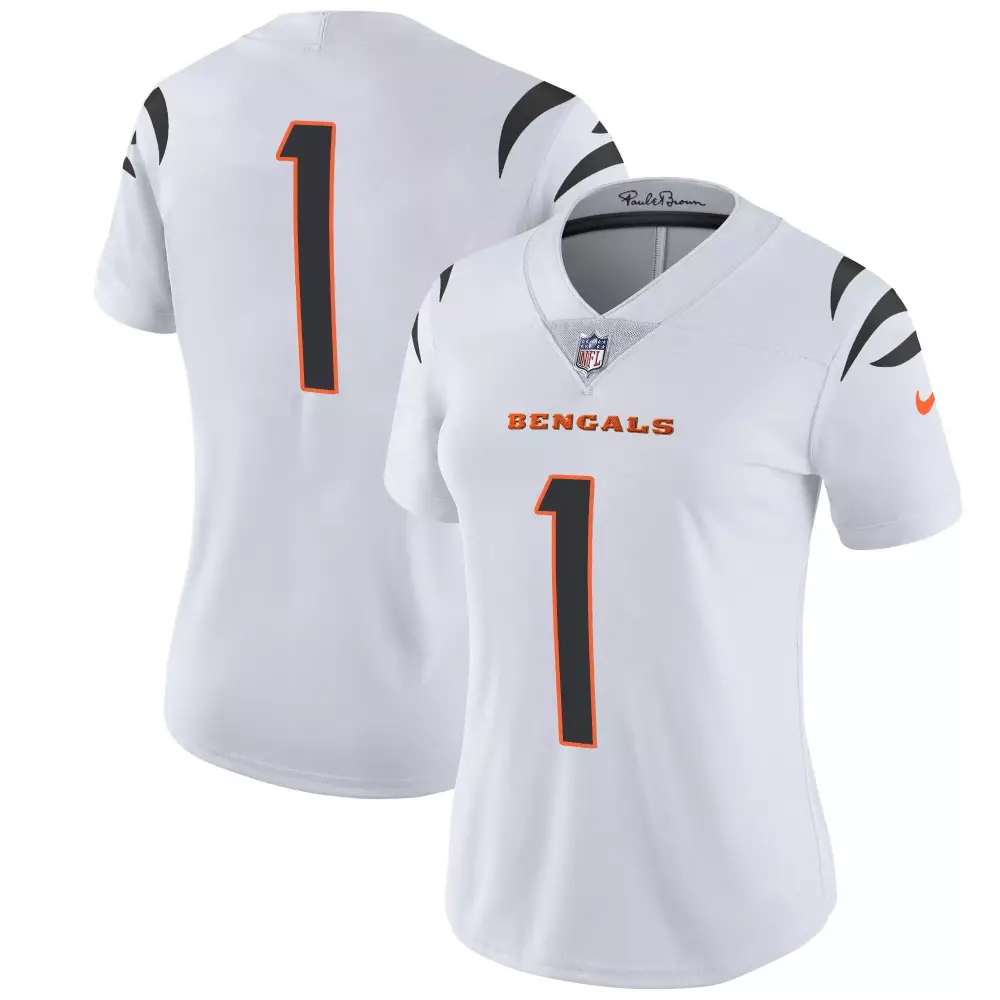 Cincinnati Bengals Vapor Limited Jersey | Stitched White Women's Fan Gear | For Men, Women & Youth