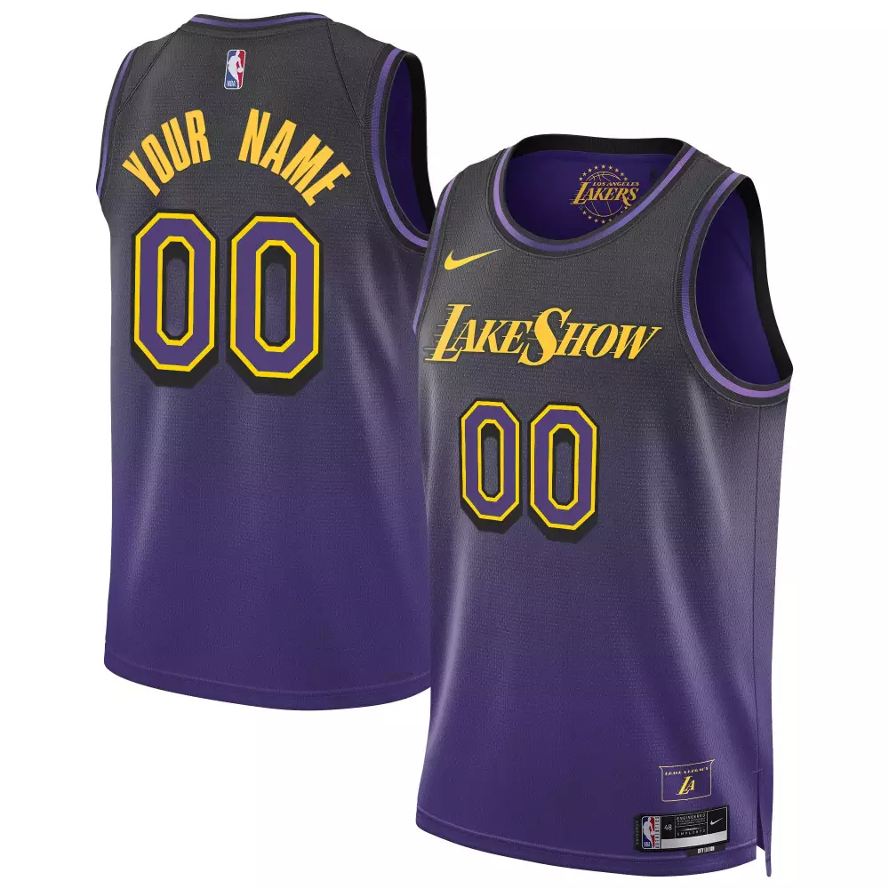 2024-25 City Youth Swingman Custom Jersey | Stitched Los Angeles Lakers Fan Gear | For Youth