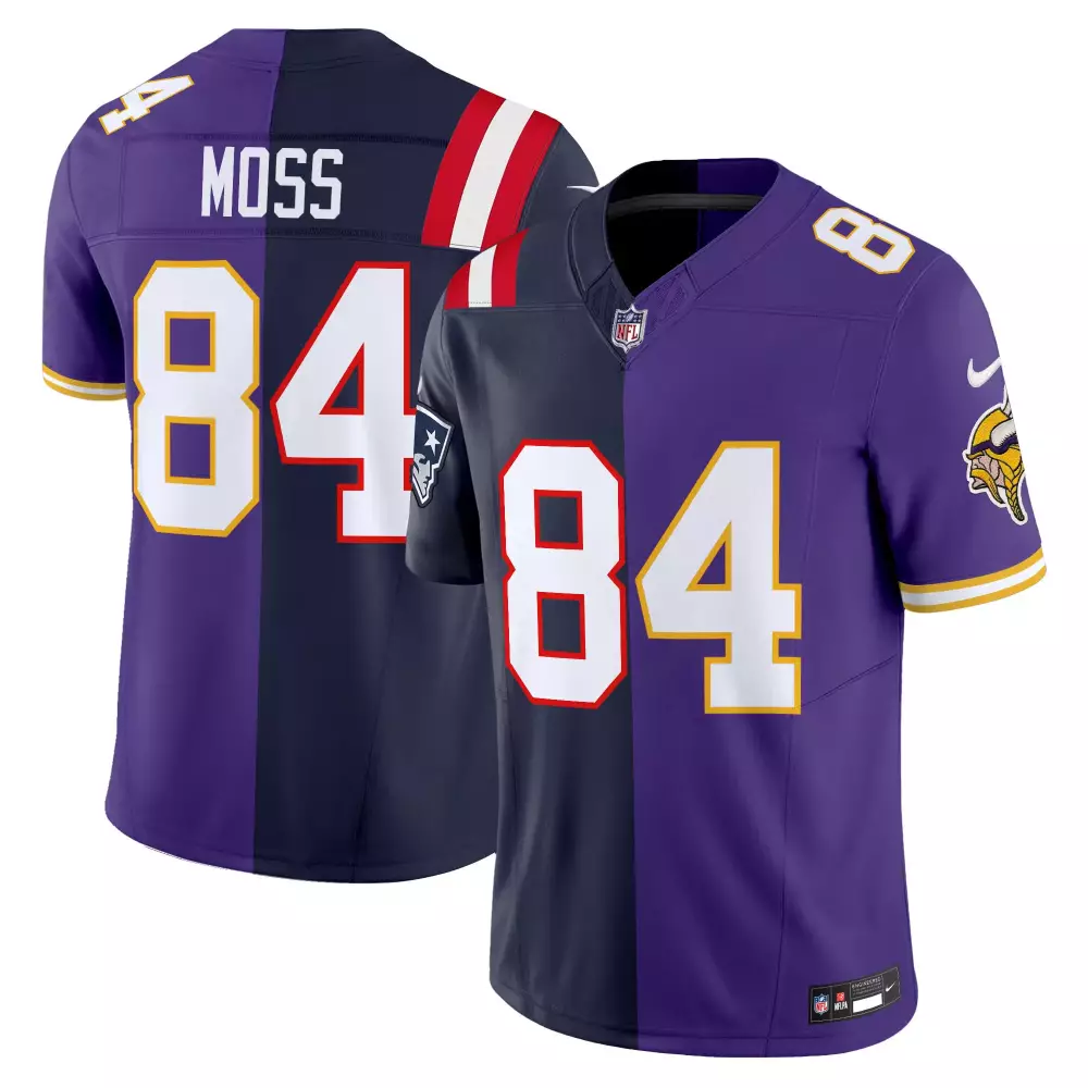 Randy Moss Minnesota Vikings Split Vapor Limited Jersey | Men | Stitched Fan Gear | For Men, Women & Youth