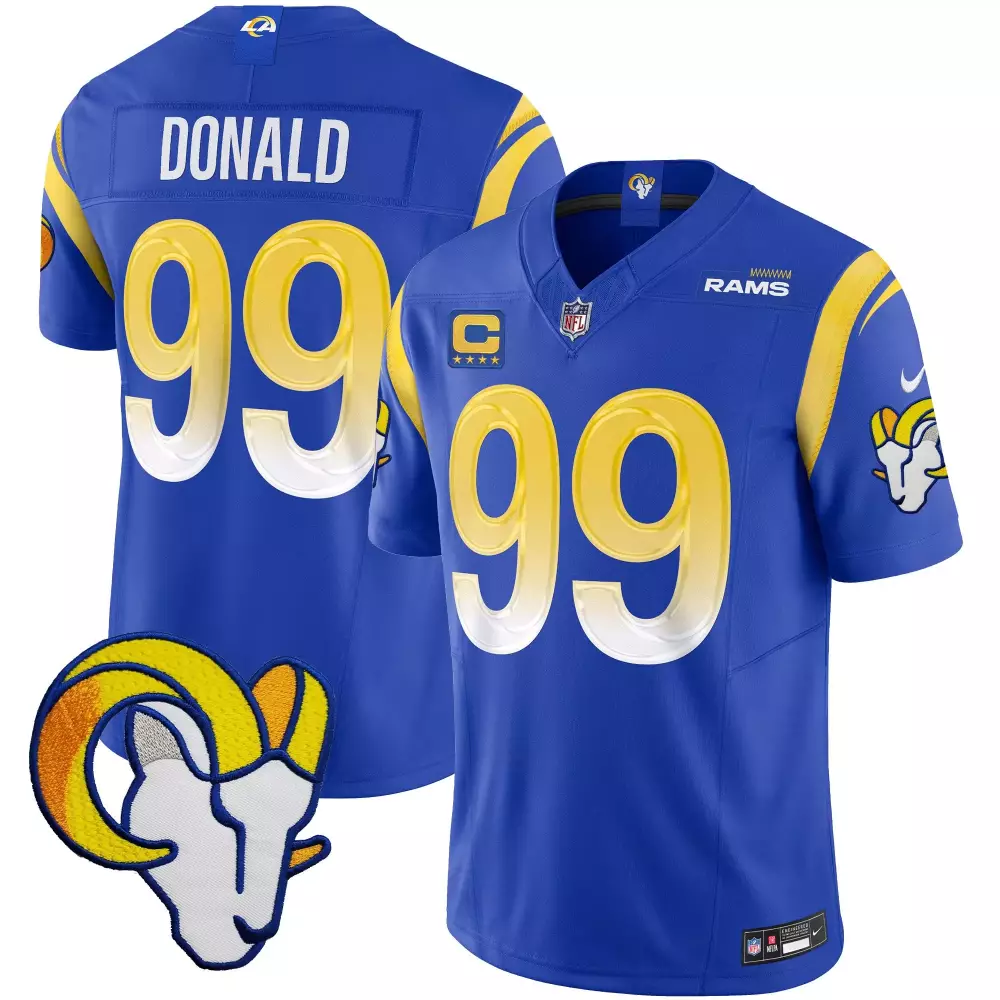 Aaron Donald Los Angeles Rams Men's Royal Vapor Limited Jersey V2 | Stylish Fan Gear | For Men, Women & Youth