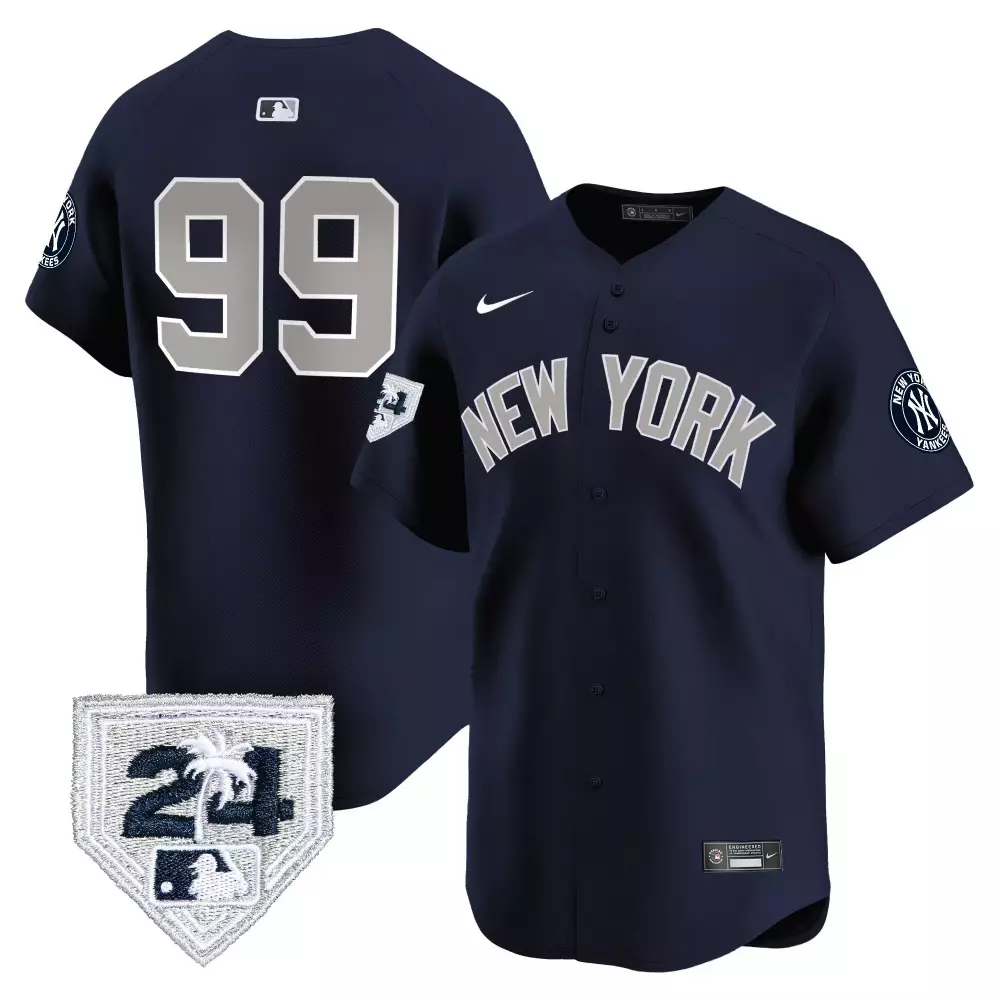 Aaron Judge 2024 Yankees Spring Training Patch Vapor Premier Jersey V5 | Limited Edition | Men's Fan Gear | For Men, Women & Youth