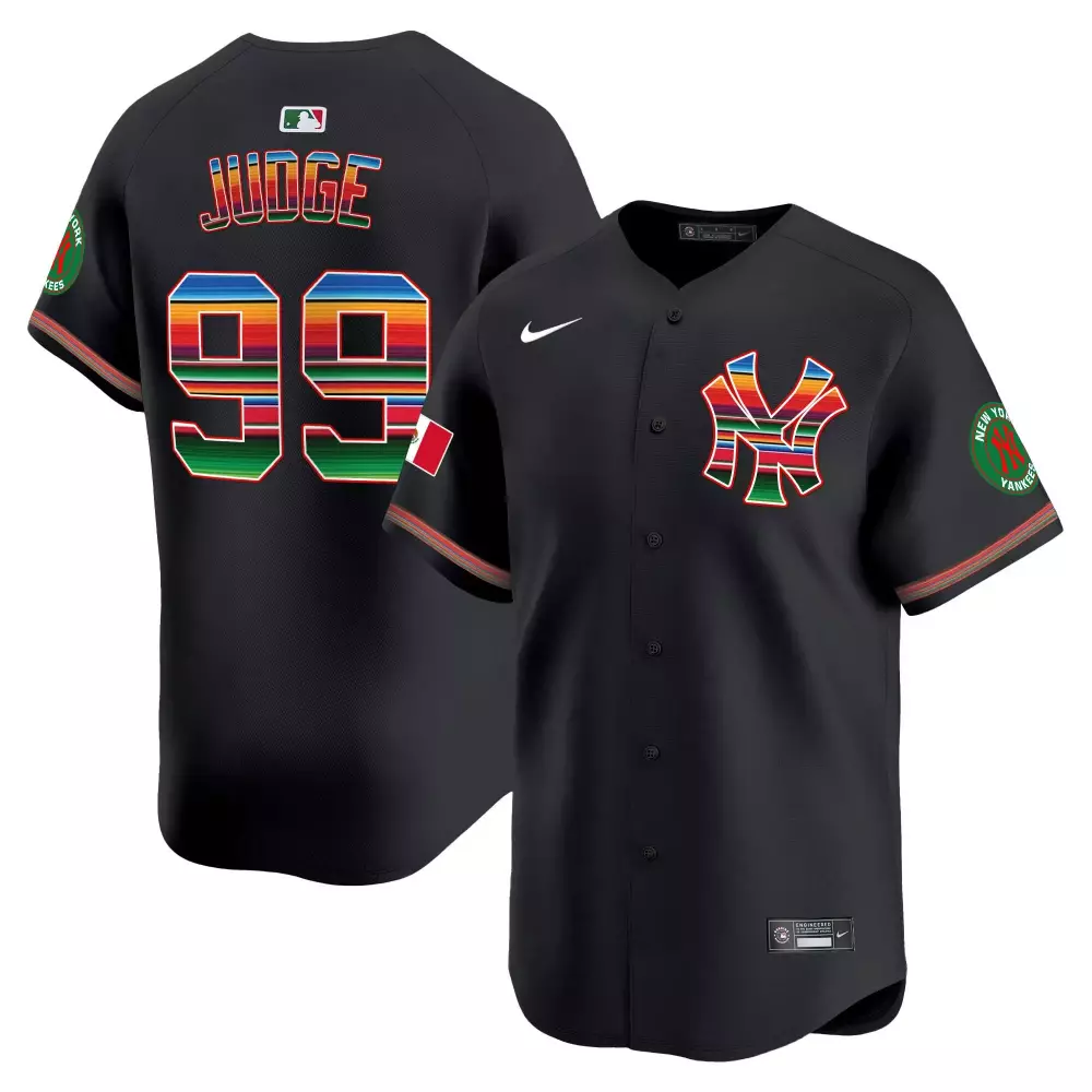 Aaron Judge Black Yankees Mexico Vapor Premier Jersey | Limited Edition Fan Gear | For Men, Women & Youth