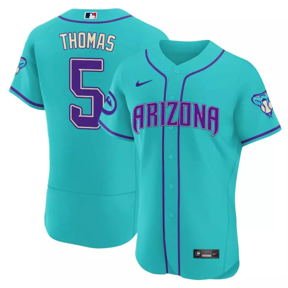Alek Thomas Flex Arizona Diamondbacks Jersey | Teal & Purple | All Stitched | For Men, Women & Youth