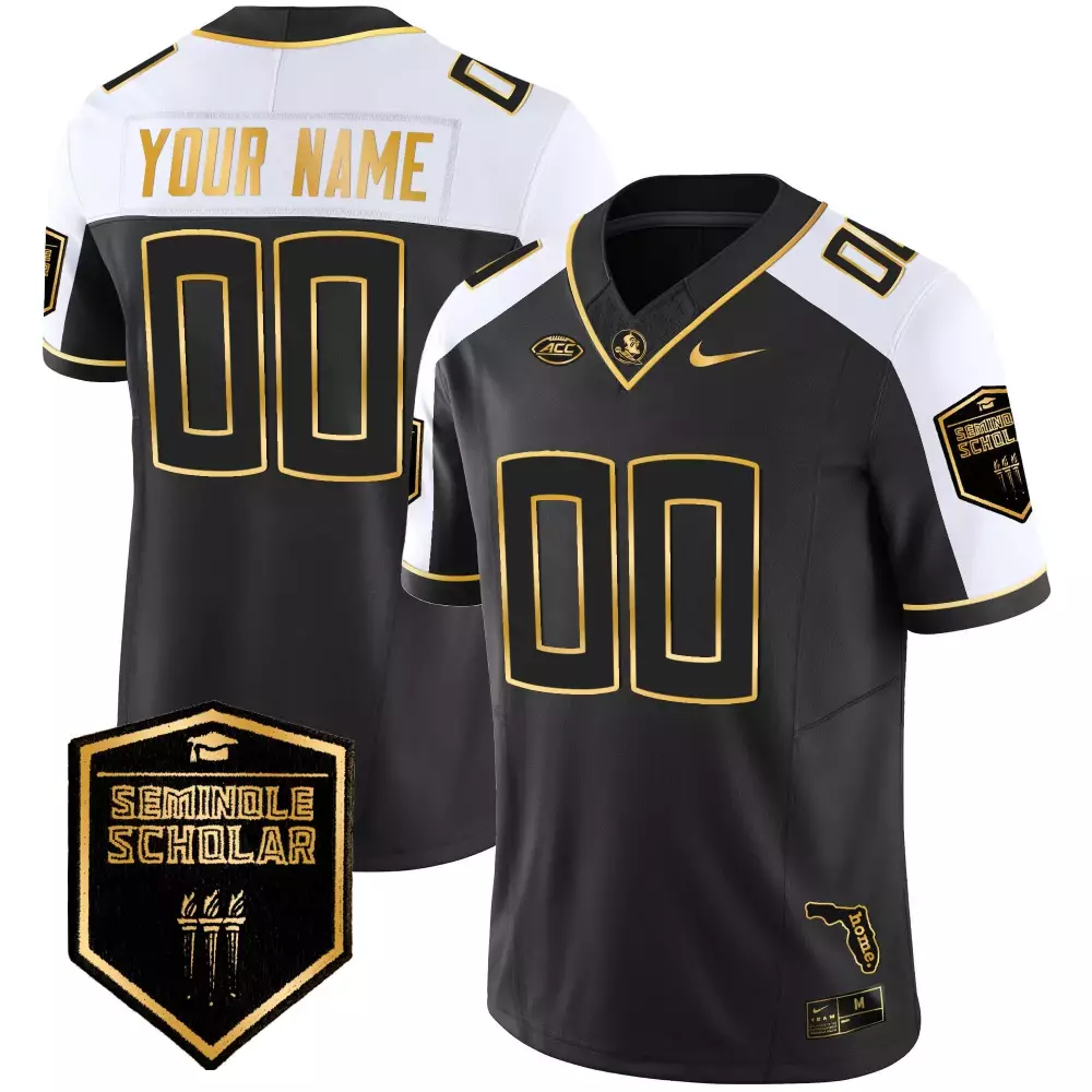 Florida State Seminoles Men's Gold Vapor Custom Jersey | Alternate Style | All Stitched Fan Gear | For Men, Women & Youth