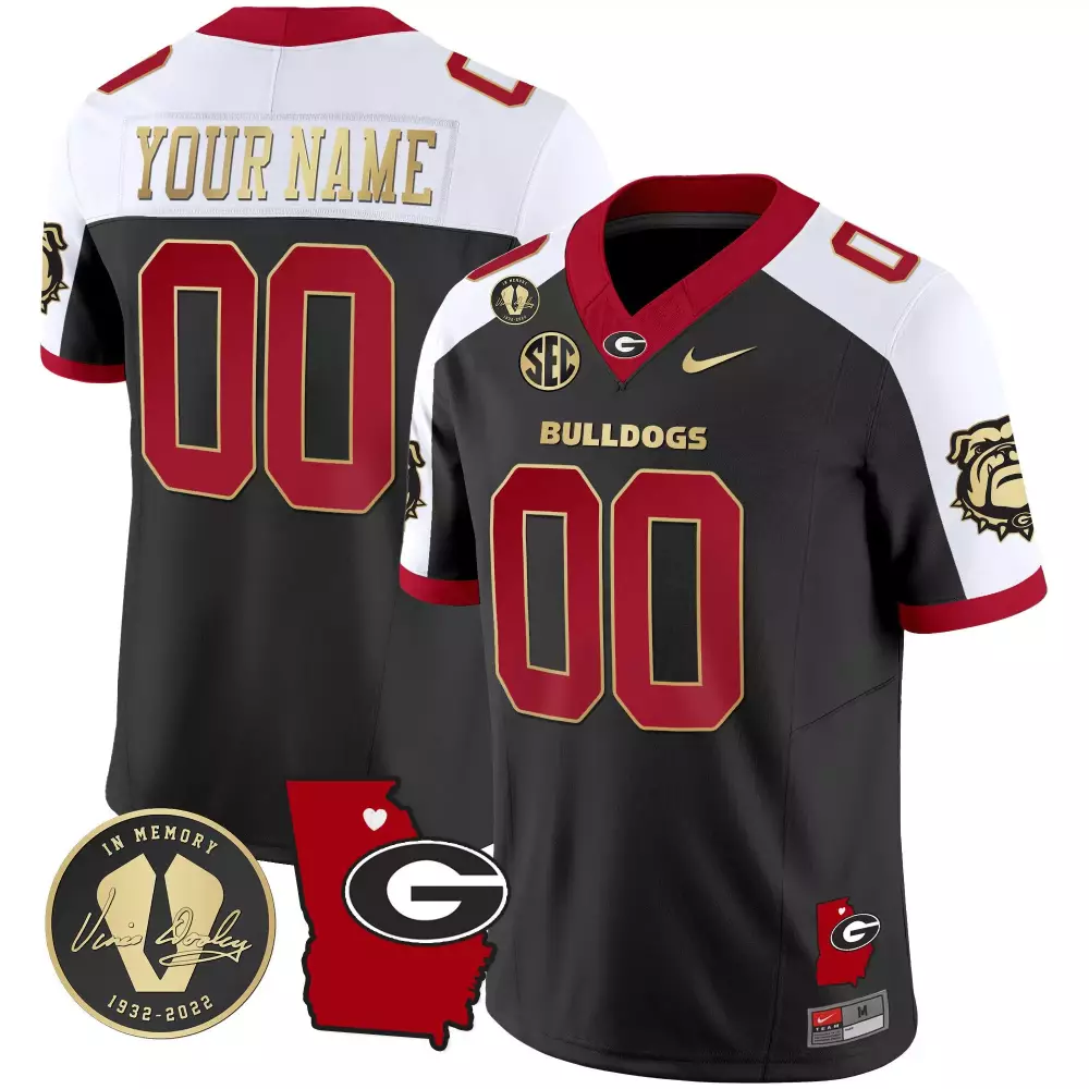 Alternate Men's Georgia Bulldogs 2023 Vapor Custom Jersey | V4 Georgia Map | All Stitched | For Men, Women & Youth