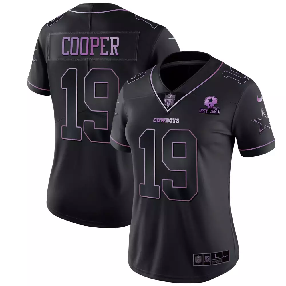 Amari Cooper Dallas Cowboys Women's Navy Gold Collection Jersey | All Stitched | For Women & Youth