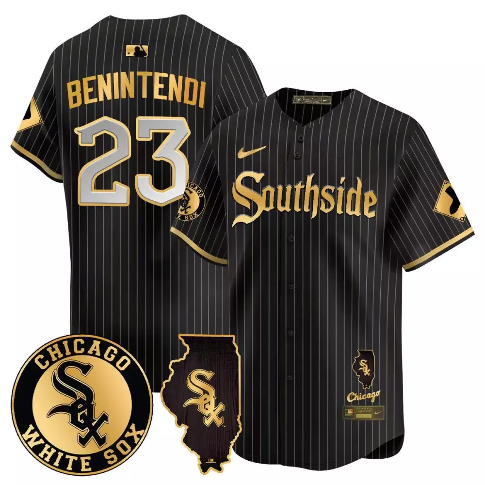 Andrew Benintendi 2024 Black Gold City Connect Jersey | Premier Limited Edition | Fan Gear for Men, Women & Youth