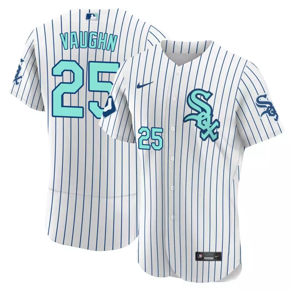 Andrew Vaughn Chicago White Sox Flex Black Limited Gold Jersey | All Stitched | Limited Edition for Men, Women & Youth