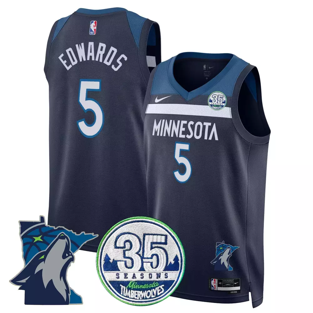 Anthony Edwards Icon Swingman Jersey | Minnesota Timberwolves | All Stitched Fan Gear for Men, Women & Youth