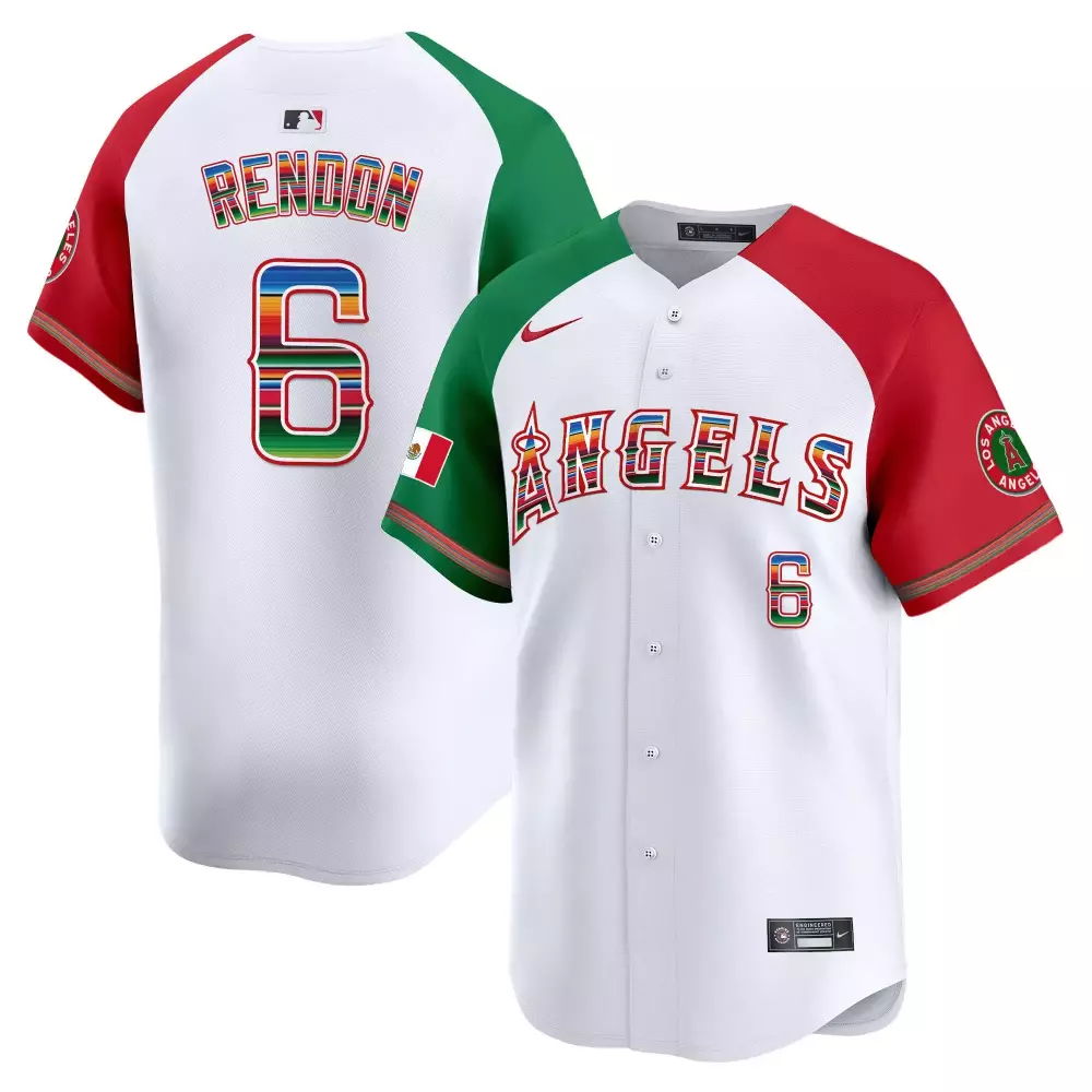 Anthony Rendon Alternate Men's Los Angeles Angels Mexico Vapor Premier Limited Jersey | All Stitched | For Men, Women & Youth