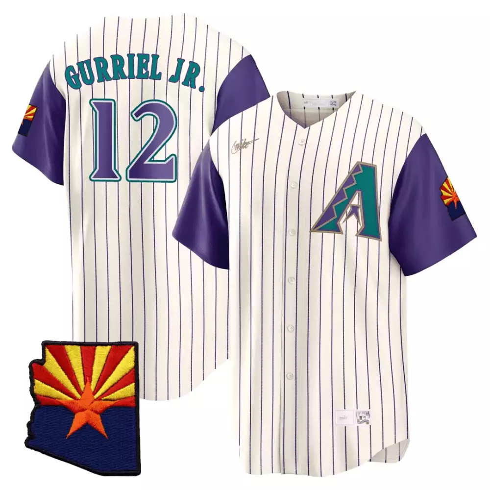 Zac Gallen Arizona State Patch Throwback Jersey | Custom Stitched | For Game Day | For Men, Women & Youth