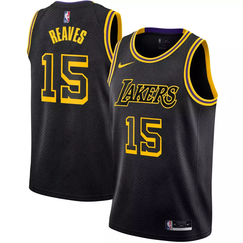 Austin Reaves Black Mamba Swingman Jersey | Los Angeles Lakers All Stitched | Perfect for Game Day | For Men, Women & Youth