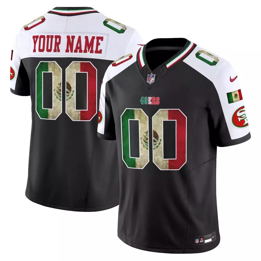 San Francisco 49ers 2024 Black Alternate Custom Jersey | Mexico Vapor Limited Edition | Stitched Fan Gear | For Men, Women & Youth