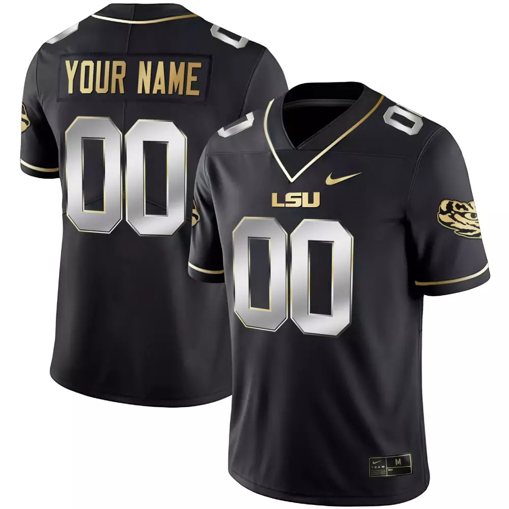 LSU Tigers Custom Name & Number Black Limited Jersey | Stitched Design | Fan Gear for Men, Women & Youth