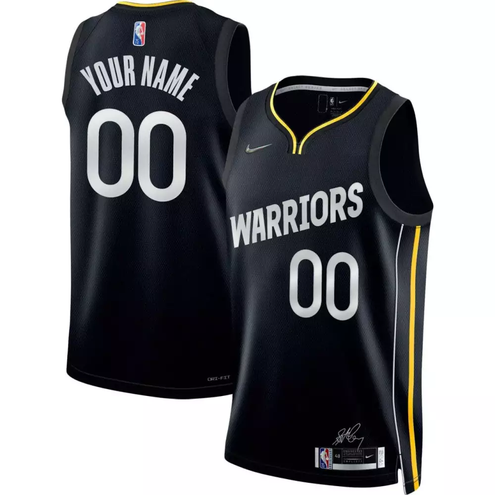 Golden State Warriors 2022 Black Custom Jersey | All Stitched | Perfect Fan Gear for Men, Women & Youth