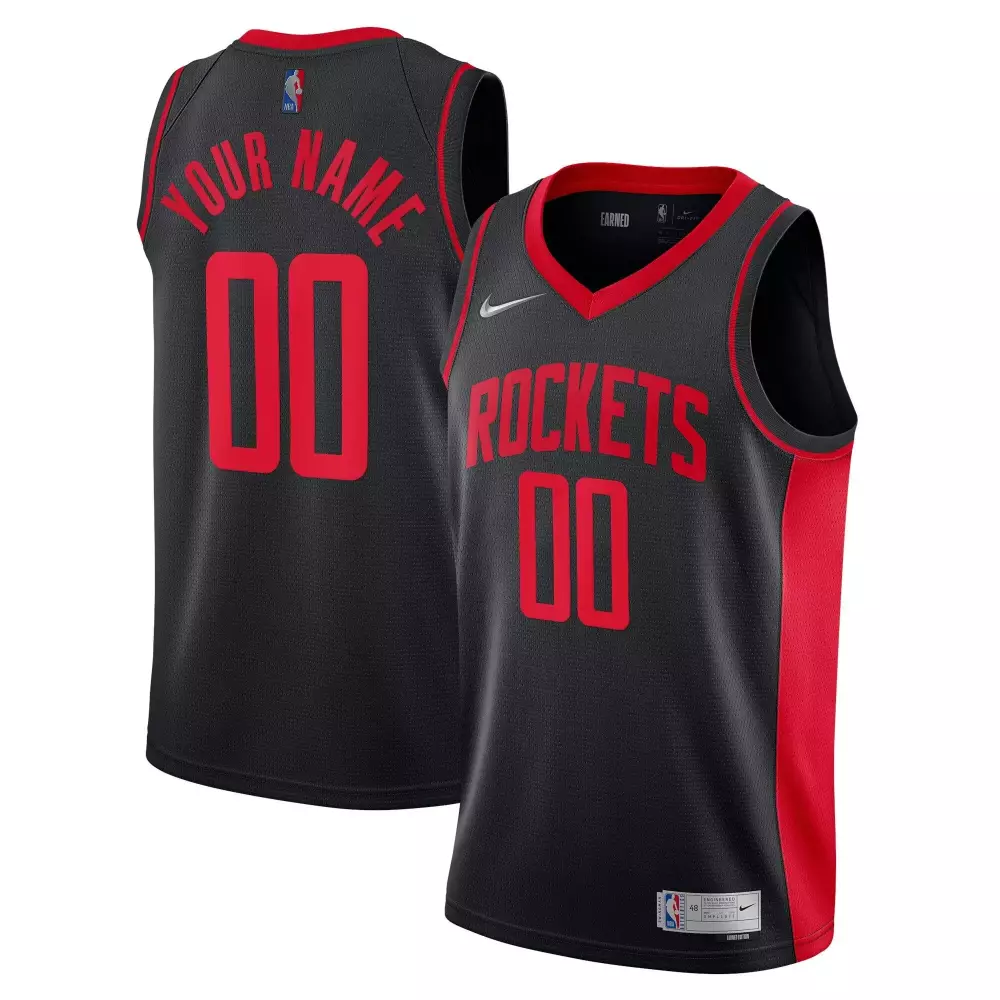 Houston Rockets Custom Jersey Collection | Men’s Black Stitched Design | Fan Gear for Men, Women & You