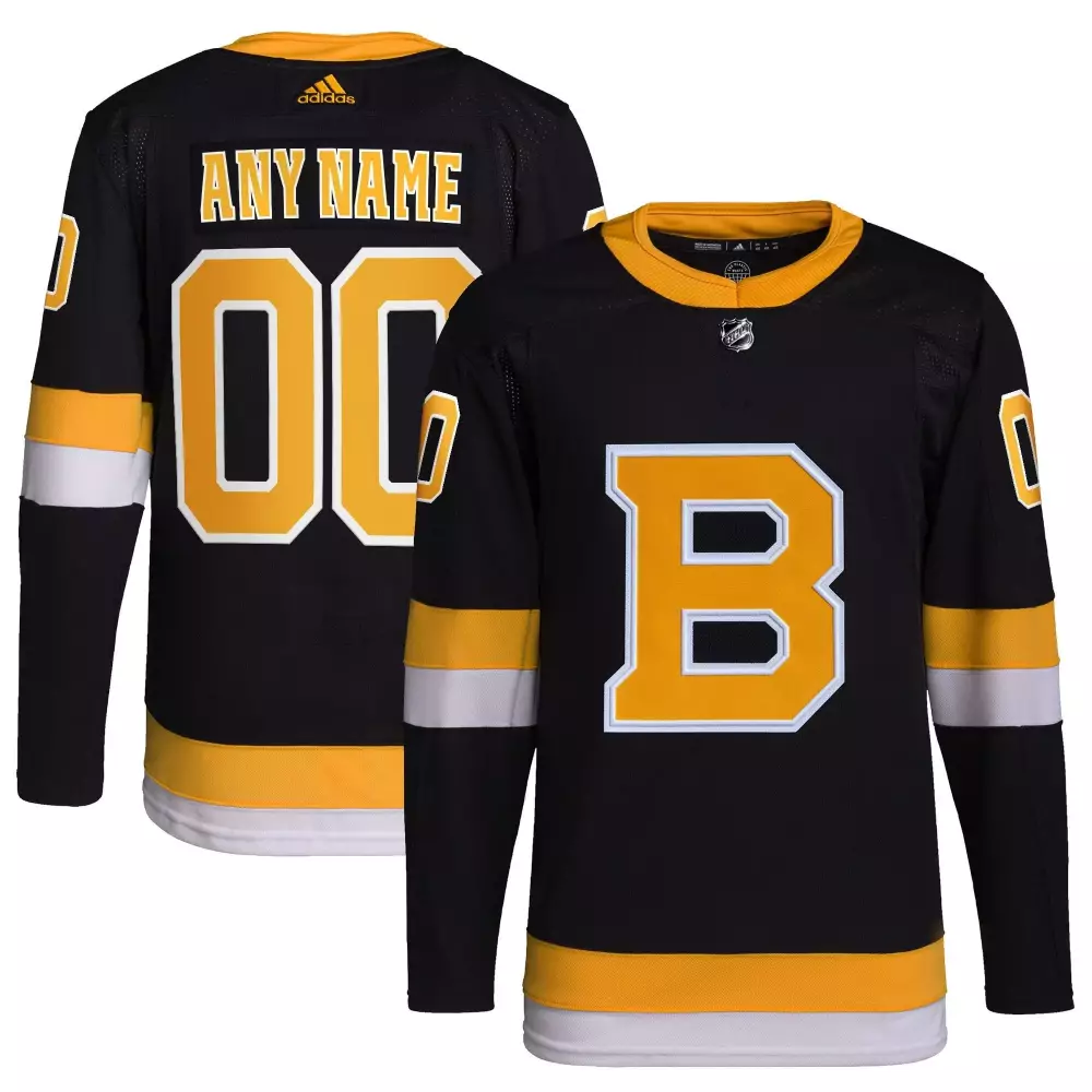 Youth Boston Bruins Alternate Primegreen Custom Jersey | All Stitched | Fan Gear for Men, Women & Youth