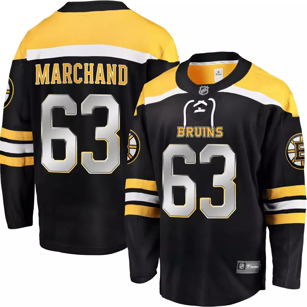 Brad Marchand Black Men's Boston Bruins Breakaway Special Jersey | All Stitched | Game Day Outfit | For Men, Women & Youth