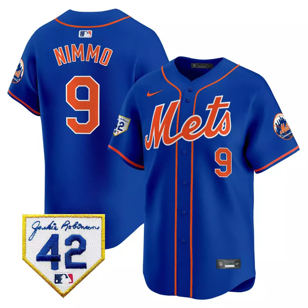 Brandon Nimmo New York Mets 2024 Spring Training Vapor Premier Elite Jersey V2 | Royal | Fan Gear for Men, Women & Youth