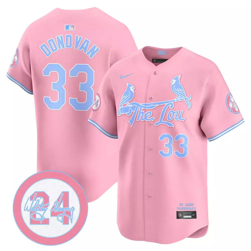Donovan Cardinals Bubblegum Pink Jersey | Pink Unisex Vapor Premier | Limited Edition Fan Gear for All
