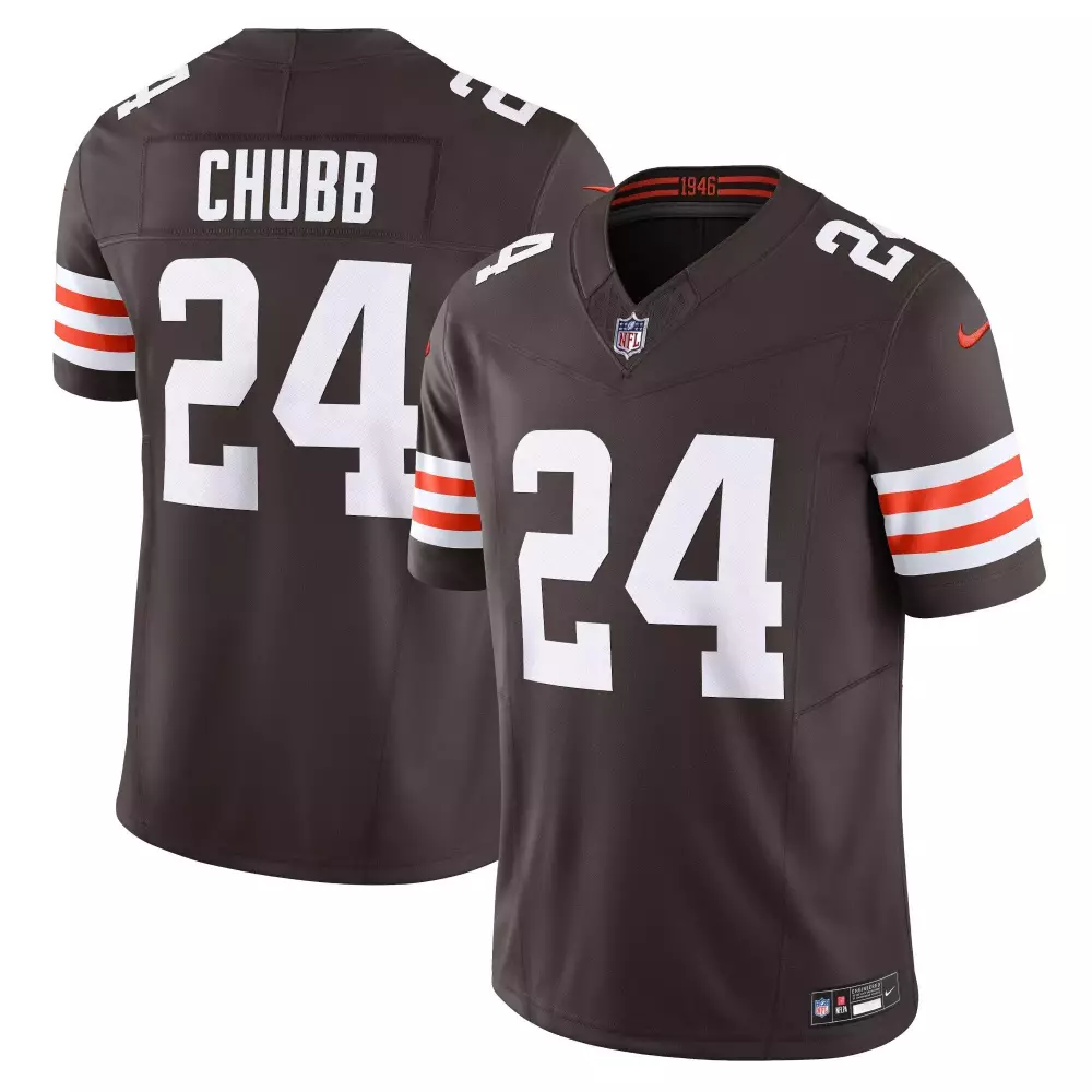 Nick Chubb Vapor Fuse Limited Brown Men's Jersey | Cleveland Browns Custom Stitched Design | For Men, Women & Youth