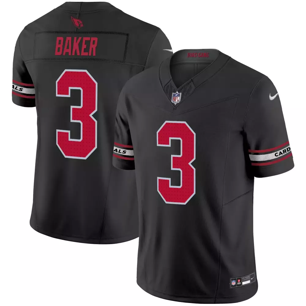 Budda Baker Arizona Cardinals 2024 Vapor Limited Jersey | Black Stitched Style | Fan Gear for Men, Women & Youth