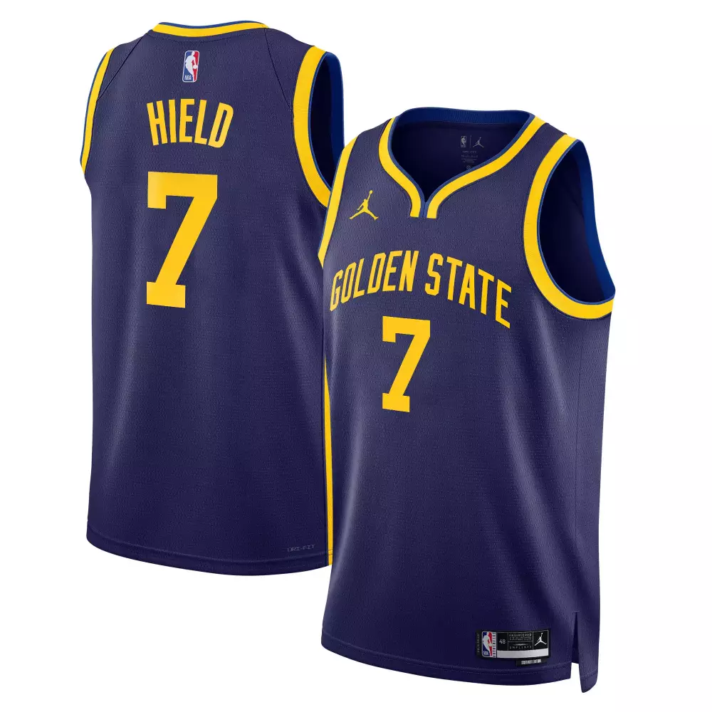 Hield Golden State Warriors 2025 Statement Swingman Jersey | All Stitched Fan Gear | For Men, Women & Youth