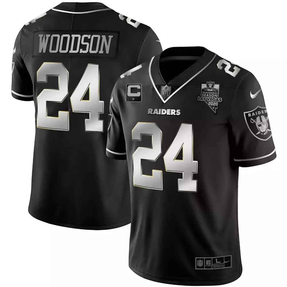 Charles Woodson Silver Limited Vapor Gold Jersey | Stitched | Limited Edition Fan Gear | For Men