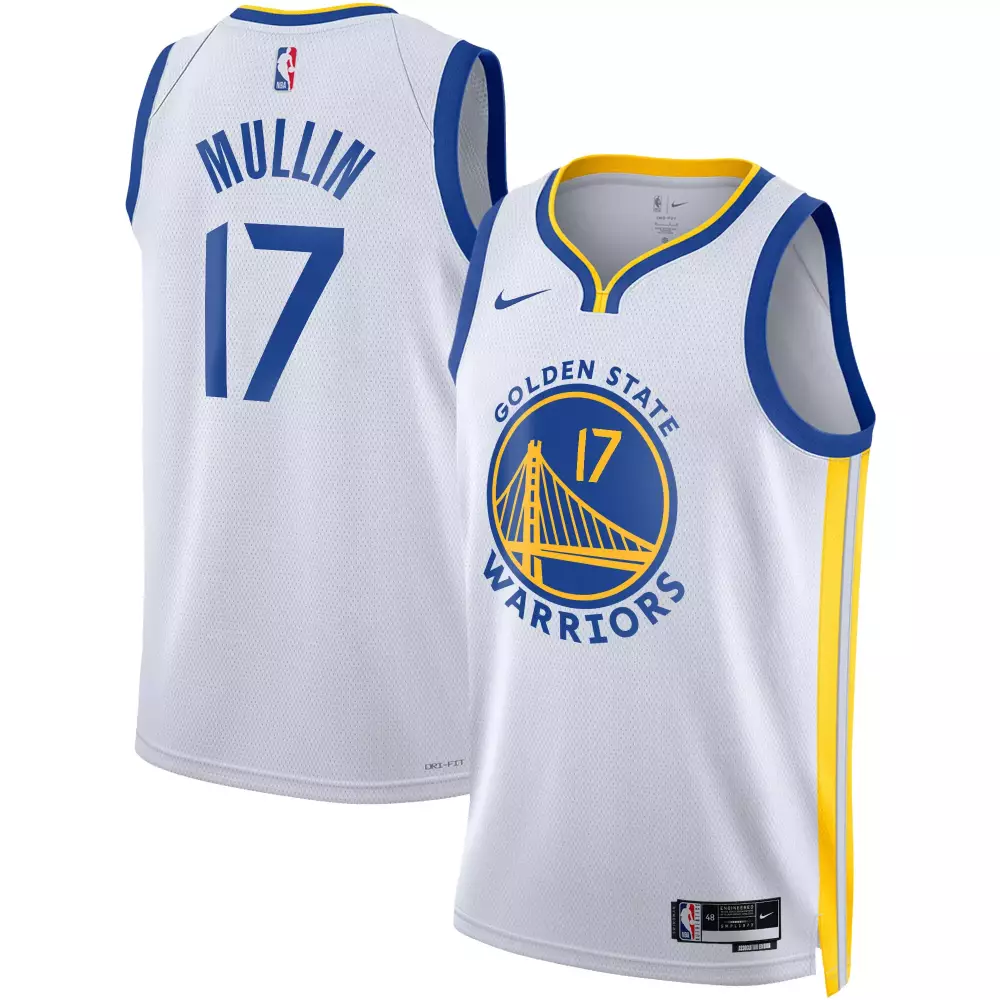 Mullin Golden State Warriors 2025 Association Swingman Jersey | All Stitched Fan Gear | For Men, Women & Youth