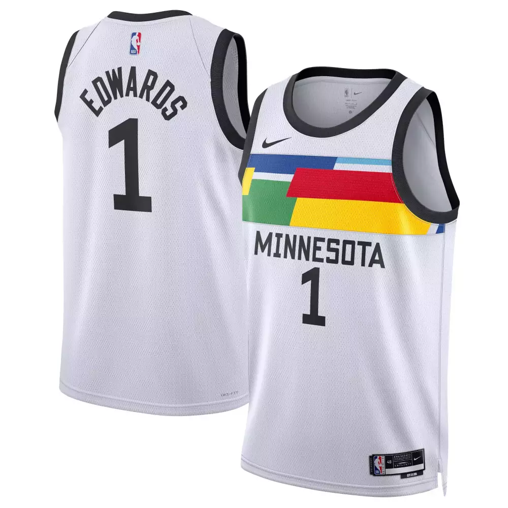 Anthony Edwards Minnesota Timberwolves 2023 City Edition Jersey | Stitched Fan Gear | For Men, Women & Youth
