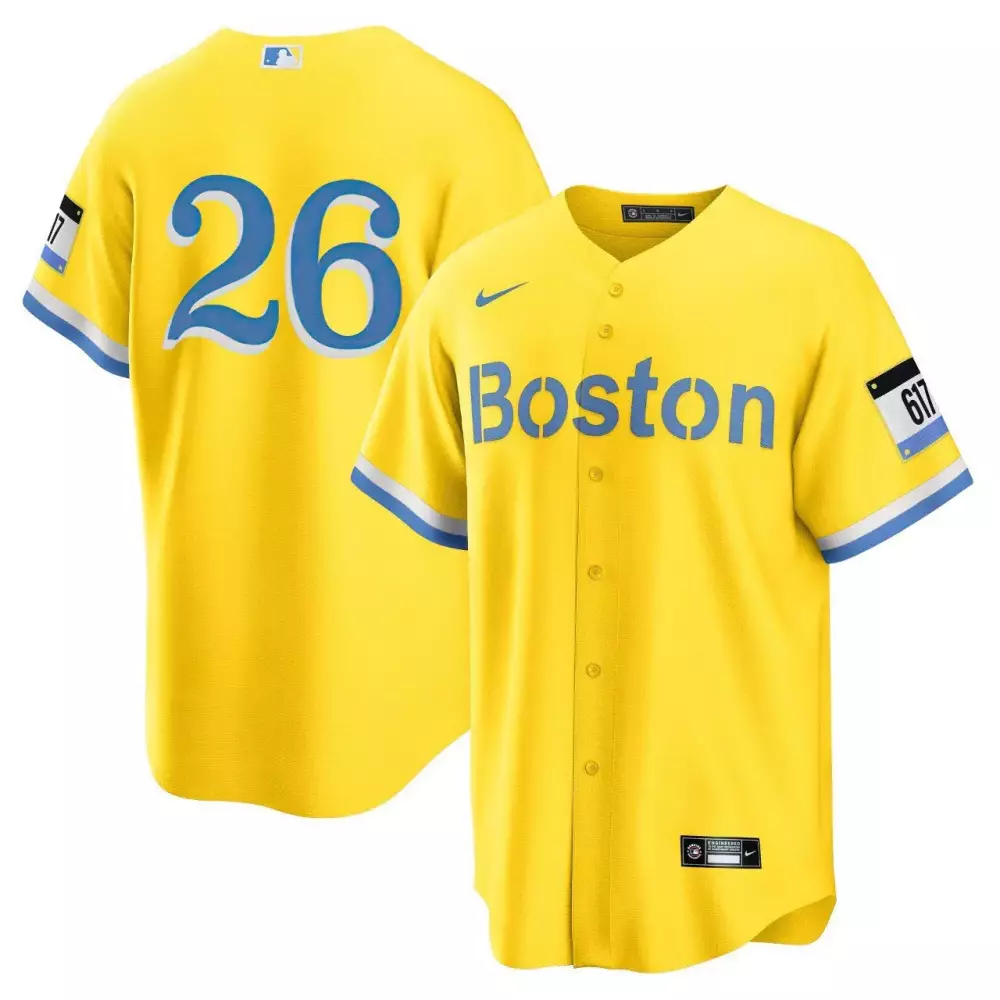 Wade Boggs Boston Red Sox City Connect Jersey | Stitched Fan Gear | For Men, Women & Youth
