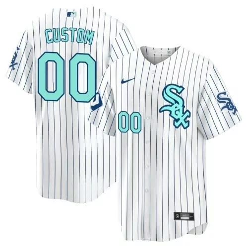 Cool White Youth Chicago White Sox Collection Custom Jersey | All Stitched | Fan Gear for Game Day | For Men, Women & Youth