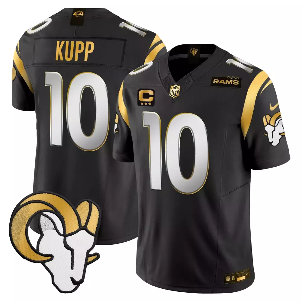 Cooper Kupp Black Limited Jersey | Los Angeles Rams 2024 | Stitched Fan Gear for Men, Women & Youth