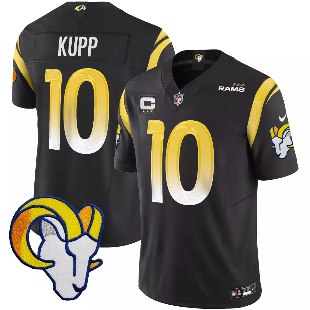 Cooper Kupp Black Vapor Limited Jersey V2 | Los Angeles Rams | Stitched Fan Gear for Men, Women & Youth