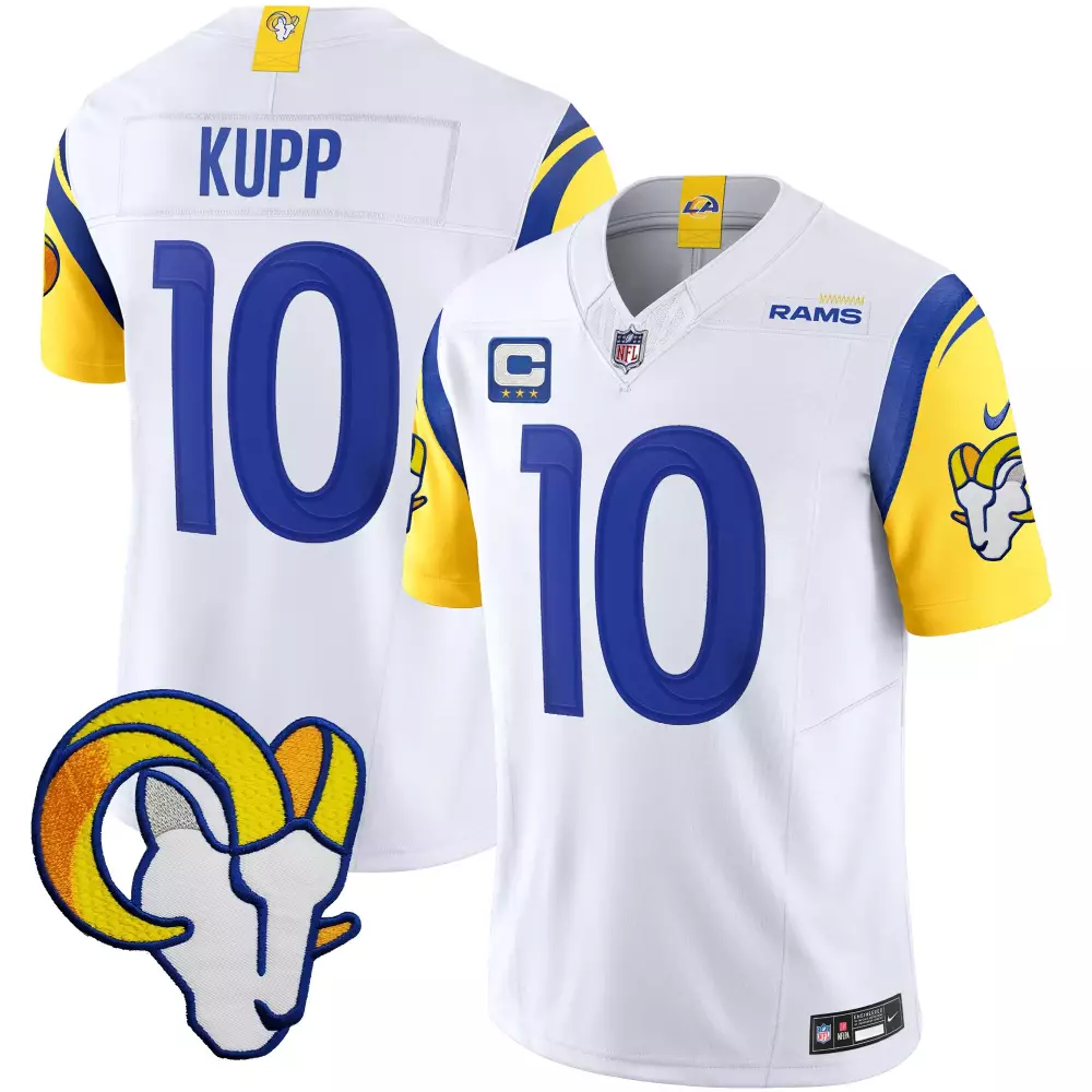 Cooper Kupp Los Angeles Rams 2024 Vapor Limited Jersey V2 | Stitched White Fan Gear | For Men, Women & Youth