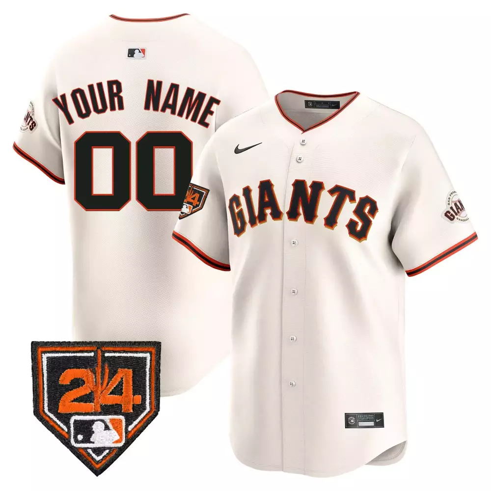 Spring Training 2024 San Francisco Giants Cream Jersey | Stitched Vapor Premier | Limited Edition Custom Gear | For Men | For Men, Women & Youth