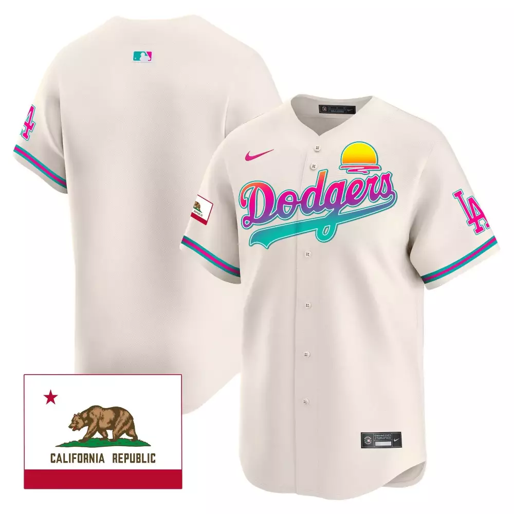 2024 Los Angeles City Style Vapor Premier Limited Jersey | Dodgers Cream Team Fan Gear | Perfect for Game Day | For Men, Women & Youth