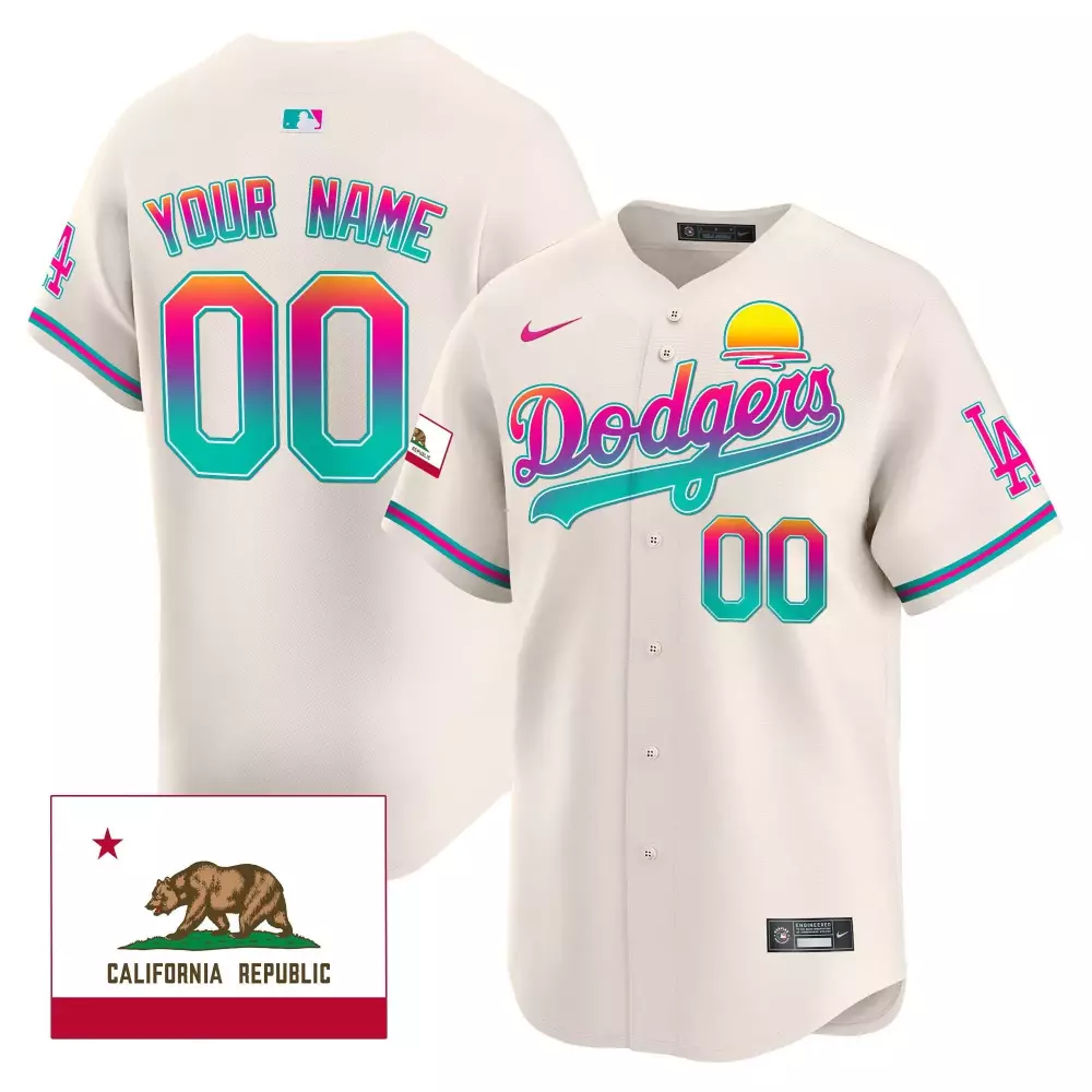 2024 City Style Vapor Premier Limited Custom Jersey | Los Angeles Dodgers Cream Women’s Fan Gear | Ideal for Game Day | For Men, Women & You