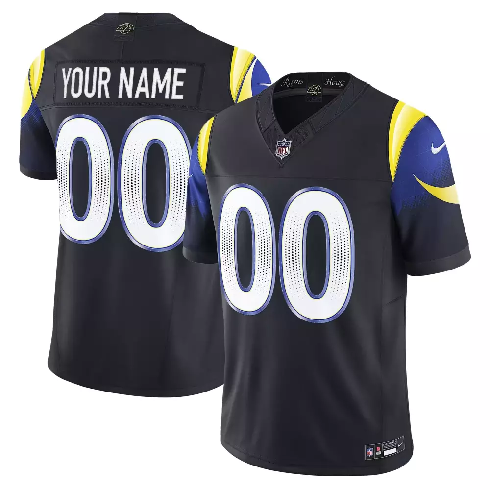 Custom Youth Los Angeles Rams 2025 Rivalries Jersey | Stitched White Vapor Limited | For Men, Women & Youth