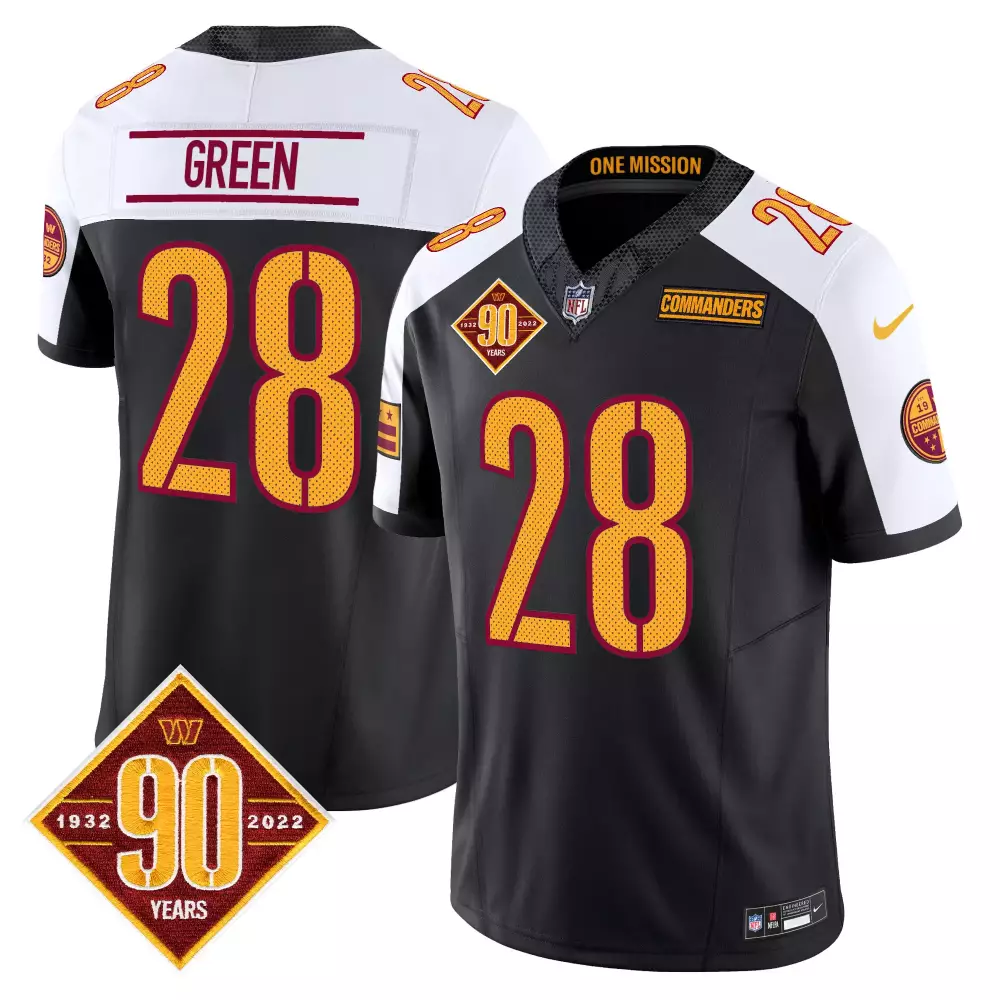 Darrell Green 90th Anniversary Black Vapor Limited Jersey V4 | Stitched Fan Gear for Men, Women & Youth