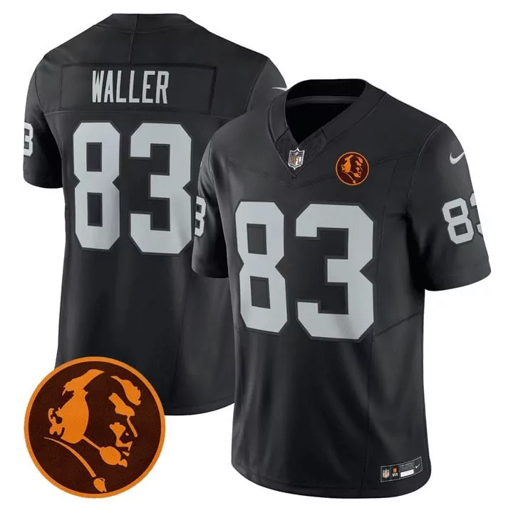 Darren Waller Las Vegas Raiders Black Men's Jersey | John Madden Honoring Patch | Vapor Stitched Fan Gear | For Men, Women & Youth