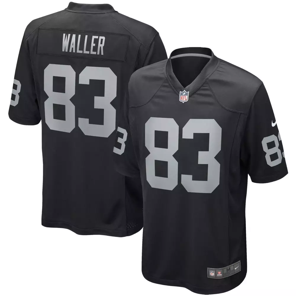 Darren Waller Men's Las Vegas Raiders Game Jersey | Black Stitched Fan Gear | For Men, Women & Youth